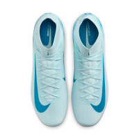 Nike Zoom Mercurial Superfly 10 Academy Gazon Naturel Artificiel Chaussures de Foot (MG) Bleu Clair Bleu