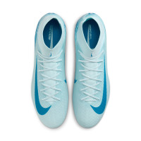 Nike Zoom Mercurial Superfly 10 Academy Crampons Vissés Chaussures de Foot (SG) Anti-Clog Bleu Clair Bleu