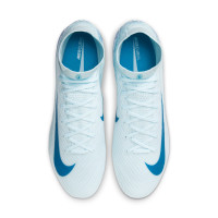 Nike Zoom Mercurial Superfly 10 Elite Gazon Artificiel Chaussures de Foot (AG) Bleu Clair Bleu