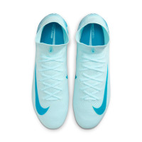 Nike Zoom Mercurial Superfly 10 Elite Crampons Vissés Chaussures de Foot (SG) Bleu Clair Bleu