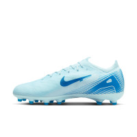 Nike Zoom Mercurial Vapor 16 Pro Gazon Artificiel Chaussures de Foot (AG) Bleu Clair Bleu