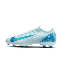 Nike Zoom Mercurial Vapor 16 Pro Gazon Naturel Chaussures de Foot (FG) Bleu Clair Bleu