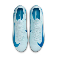 Nike Zoom Mercurial Vapor 16 Pro Gazon Naturel Chaussures de Foot (FG) Bleu Clair Bleu