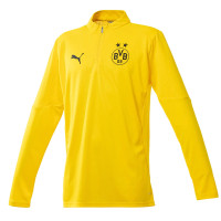 PUMA Borussia Dortmund Haut d'Entraînement 1/4 Zip 2024-2025 Enfants Jaune Noir