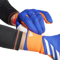 adidas Predator Pro Fingersave Keepershandschoenen Blauw Oranje Wit