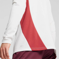 PUMA RB Leipzig Haut d'Entraînement 1/4 Zip 2024-2025 Blanc Rouge