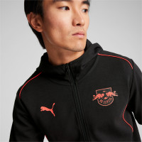 PUMA RB Leipzig Casuals Veste à Capuche 2024-2025 Noir Rouge