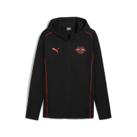 PUMA RB Leipzig Casuals Veste à Capuche 2024-2025 Noir Rouge