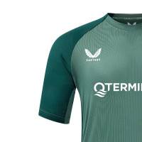 Chemise d'entraînement Castore Feyenoord 2024-2025 Vert Foncé Vert Blanc