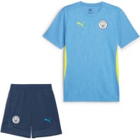 PUMA Manchester City Trainingsset 2024-2025 Blauw Geel