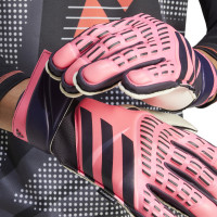 adidas Predator Match Fingersave Keepershandschoenen Roze Zwart Wit