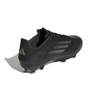 adidas F50 League Crampons Vissés Chaussures de Foot (SG) Noir Gris Doré