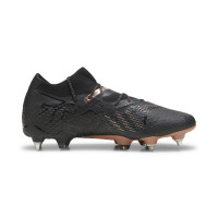 PUMA Future 7 Ultimate IJzeren-Nop Voetbalschoenen (SG) Zwart Brons Donkergrijs