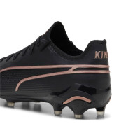 PUMA King Ultimate Gazon Naturel Gazon Artificiel (MG) Noir Bronze Gris Foncé