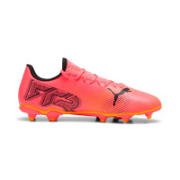 PUMA Future 7 Play Gras / Kunstgras Voetbalschoenen (MG) Roze Zwart Oranje