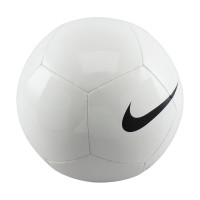 Ballon de football d'équipe Nike Pitch blanc noir