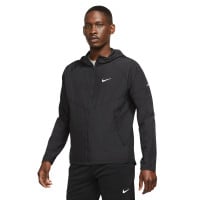 Survêtement à fermeture éclair intégrale Nike Miler Repel Phenom Elite, noir et argenté