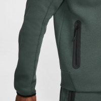 Gilet de sport Nike Tech Fleece vert foncé noir