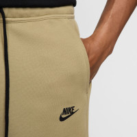 Nike Tech Fleece Sportswear Broekje Lichtbruin Zwart