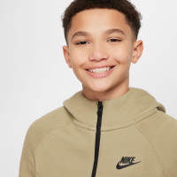 Nike Tech Fleece Sportswear Survêtement Enfants Marron Clair Noir