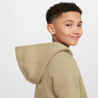 Nike Tech Fleece Sportswear Survêtement Enfants Marron Clair Noir