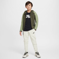 Nike Tech Fleece Sportswear Vest Kids Donkergroen Lichtgroen Zwart