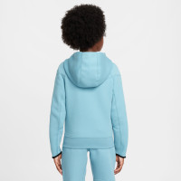 Nike Tech Fleece Sportswear Survêtement Enfants Bleu Clair Noir