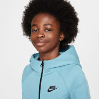 Nike Tech Fleece Sportswear Survêtement Enfants Bleu Clair Noir