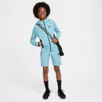 Gilet de sport Nike Tech Fleece pour enfants bleu clair noir