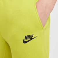 Pantalon de survêtement Nike Tech Fleece Sportswear pour enfants, jaune et noir