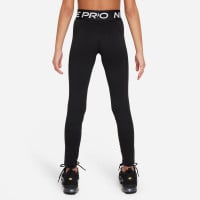 Legging de sport Nike Pro Leak Protection pour fille, noir et blanc