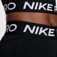 Short de sport Nike Pro Leak Protection pour femme, noir et blanc