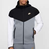 Gilet de sport Nike Tech Fleece noir gris blanc beige