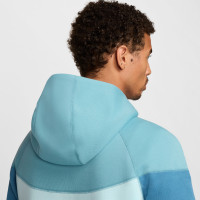 Survêtement Nike Tech Fleece Sportswear bleu clair bleu turquoise noir