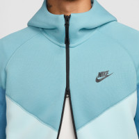 Survêtement Nike Tech Fleece Sportswear bleu clair bleu turquoise noir