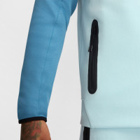 Survêtement Nike Tech Fleece Sportswear bleu clair bleu turquoise noir