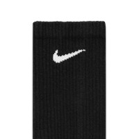 Chaussettes de sport rembourrées Nike Everyday Plus, lot de 6, noir et blanc