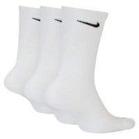 Chaussettes de sport rembourrées Nike Everyday Plus, lot de 3, blanches et noires