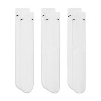 Chaussettes de sport rembourrées Nike Everyday Plus, lot de 3, blanches et noires