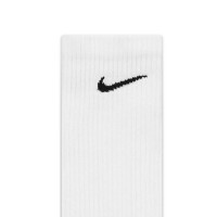 Lot de 6 chaussettes de sport rembourrées Nike Everyday Plus, blanches et noires