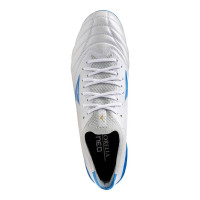 Mizuno Morelia Neo IV Beta Elite Crampons Vissés Chaussures de Foot (SG) Blanc Bleu