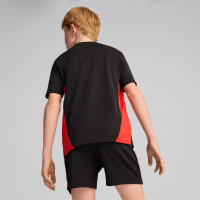 PUMA AC Milan Maillot d'Entraînement 2024-2025 Enfants Noir Rouge Doré