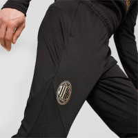 PUMA AC Milan Trainingsbroek 2024-2025 Zwart Goud