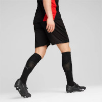 PUMA AC Milan Short d'Entraînement 2024-2025 Noir Rouge Doré