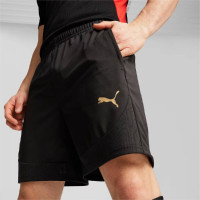 PUMA AC Milan Short d'Entraînement 2024-2025 Noir Rouge Doré