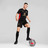 PUMA AC Milan Trainingsbroekje 2024-2025 Zwart Rood Goud