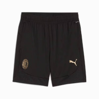 PUMA AC Milan Short d'Entraînement 2024-2025 Noir Rouge Doré