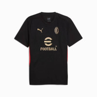 PUMA AC Milan Maillot d'Entraînement 2024-2025 Noir Rouge Doré