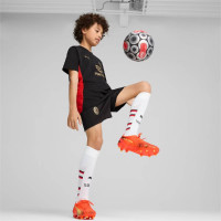 PUMA AC Milan Short d'Entraînement 2024-2025 Enfants Noir Rouge Doré