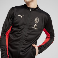 PUMA AC Milan Survêtement Full-Zip 2024-2025 Noir Rouge